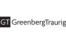 Logo for Greenberg Traurig, LLP.