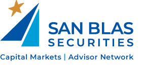 Logo for San Blas Securities.