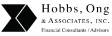 Logo for Hobbs Ong & Associates.
