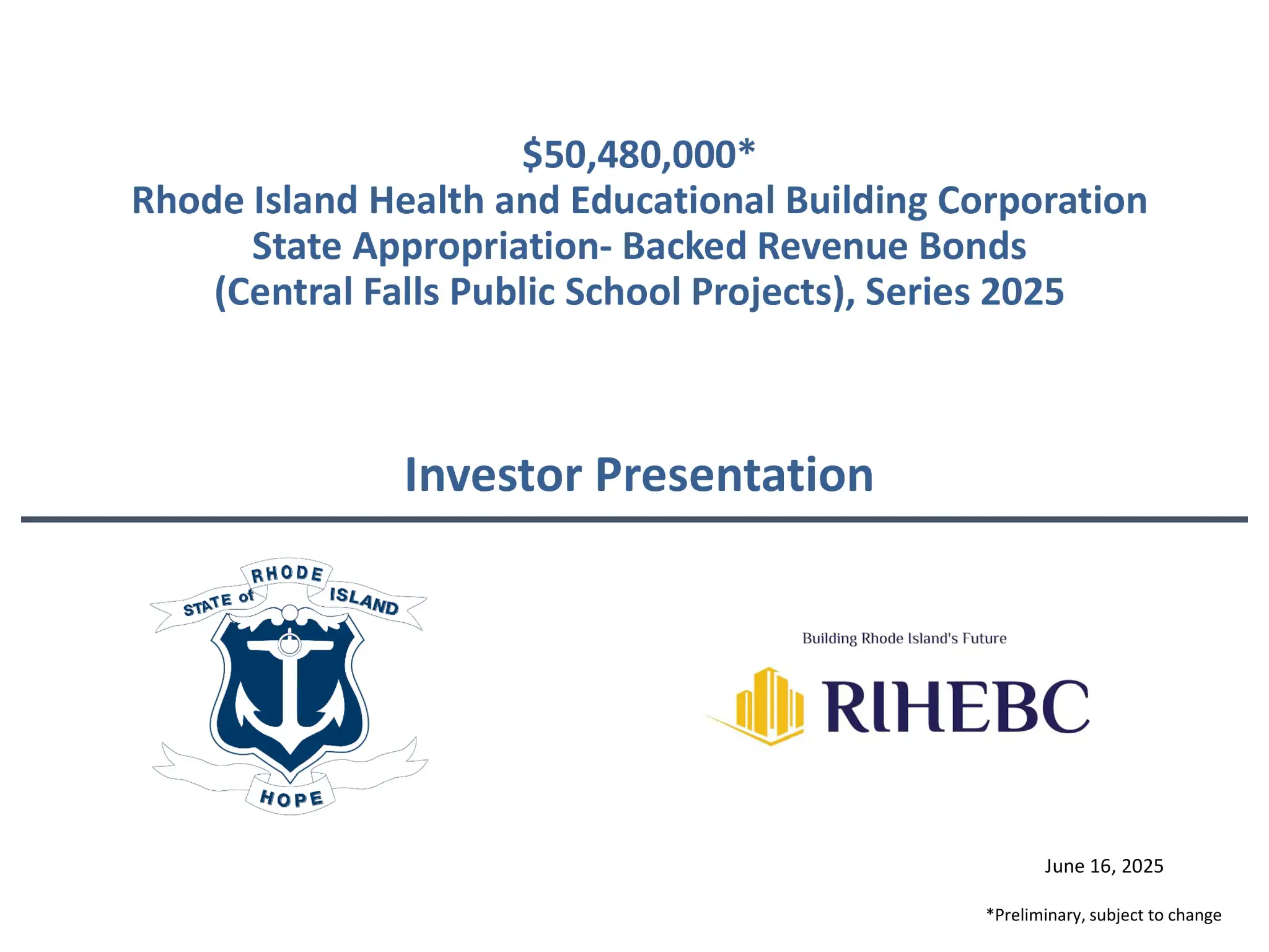 Roadshow for Rhode Island Investor Relations