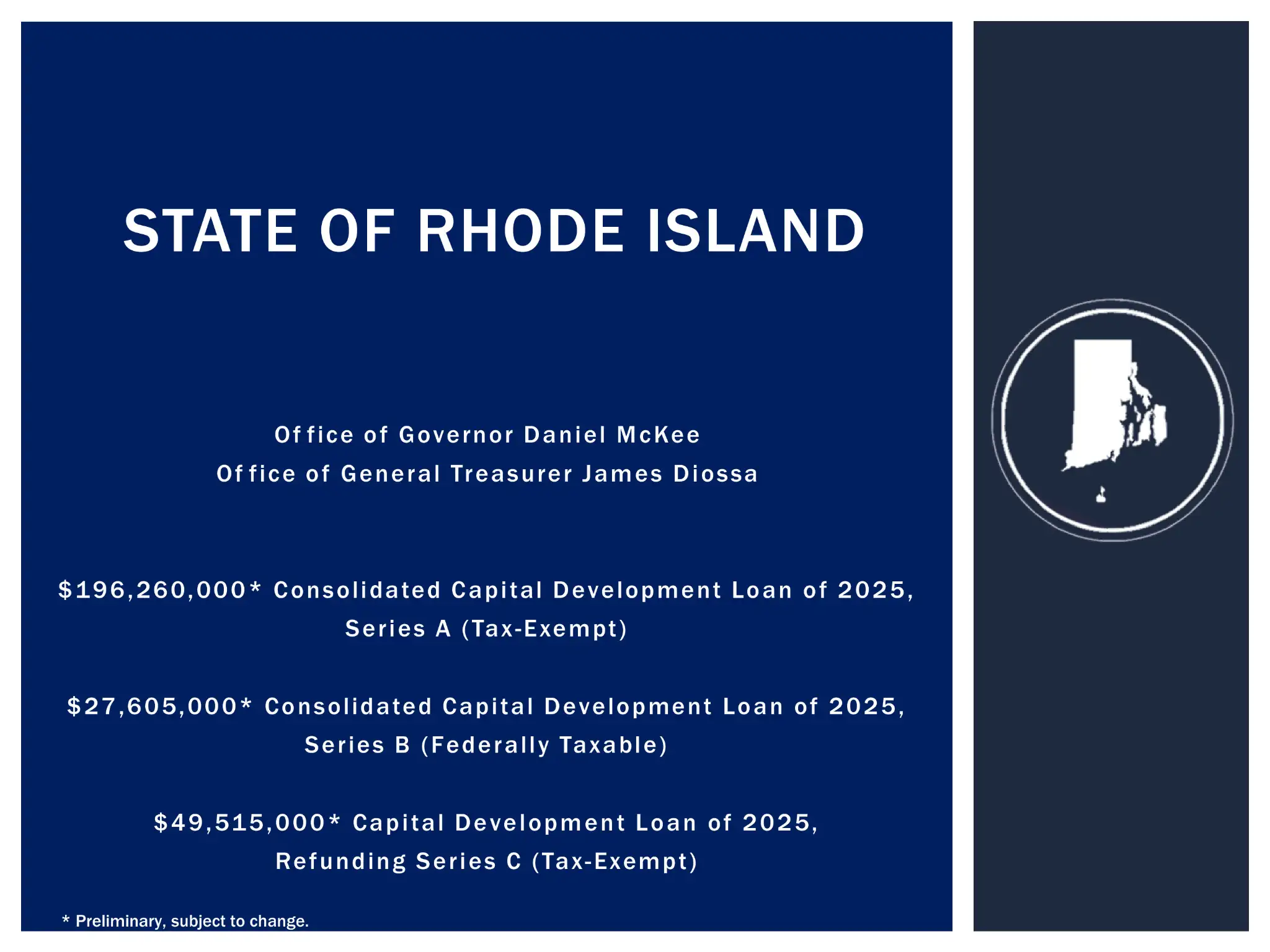Roadshow for Rhode Island Investor Relations