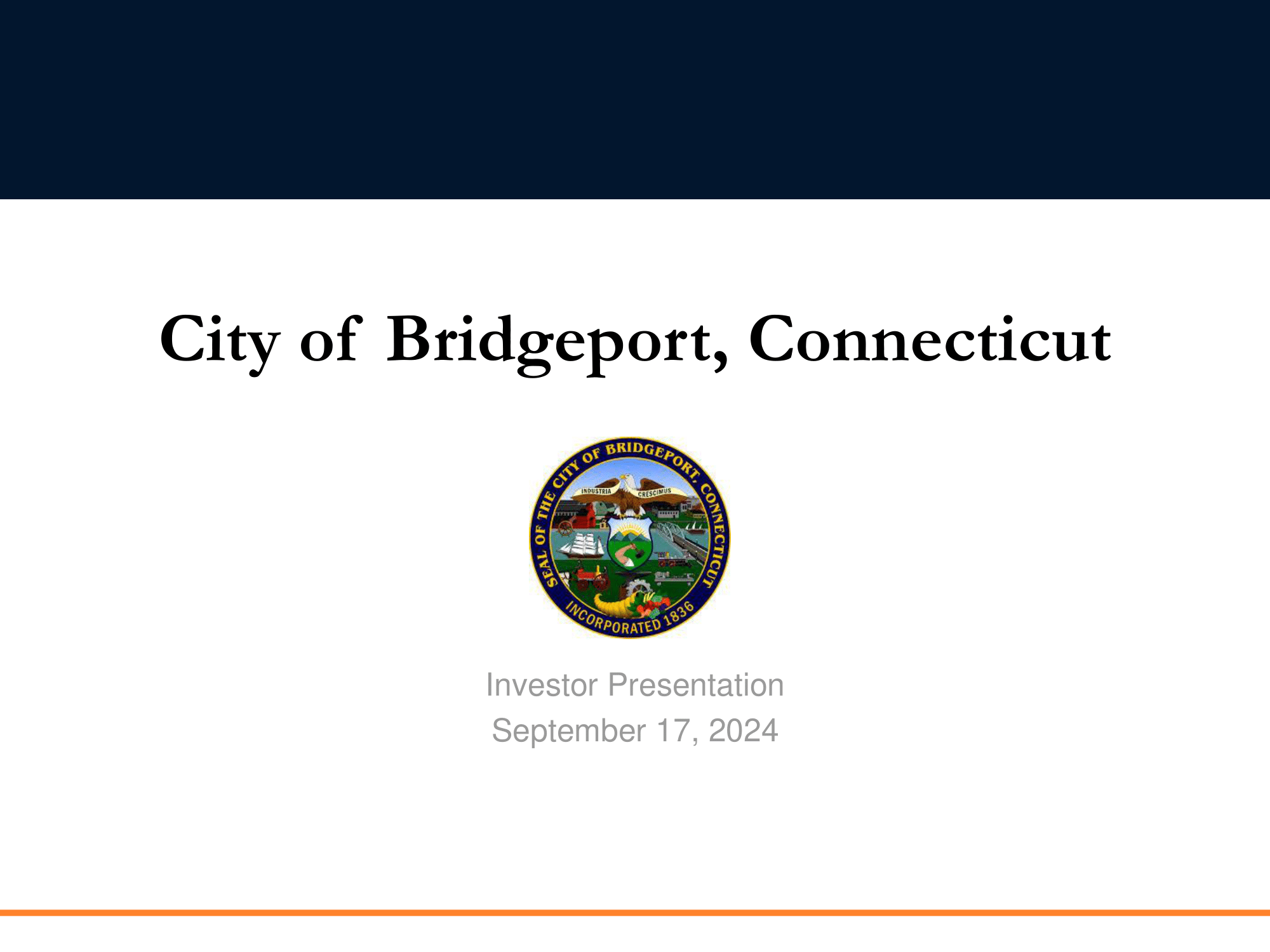 Roadshow for Bridgeport Investor Relations