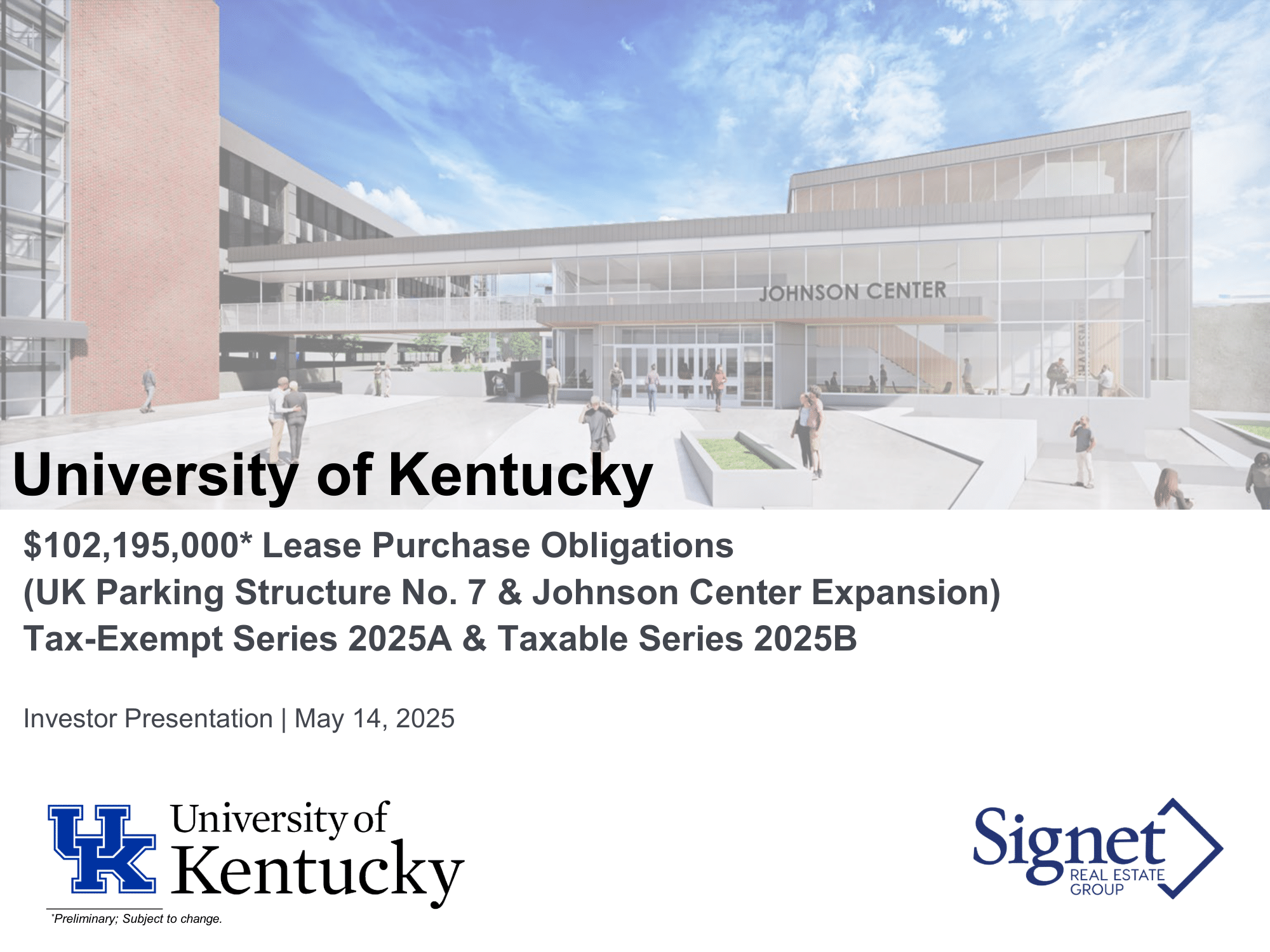 Roadshow for University of Kentucky