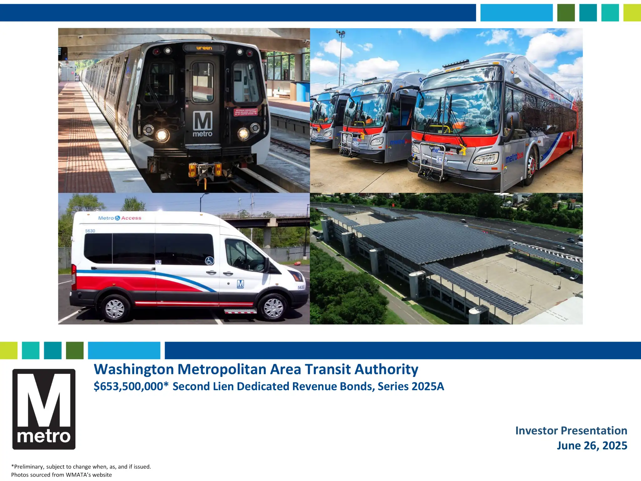Roadshow for WMATA Bonds