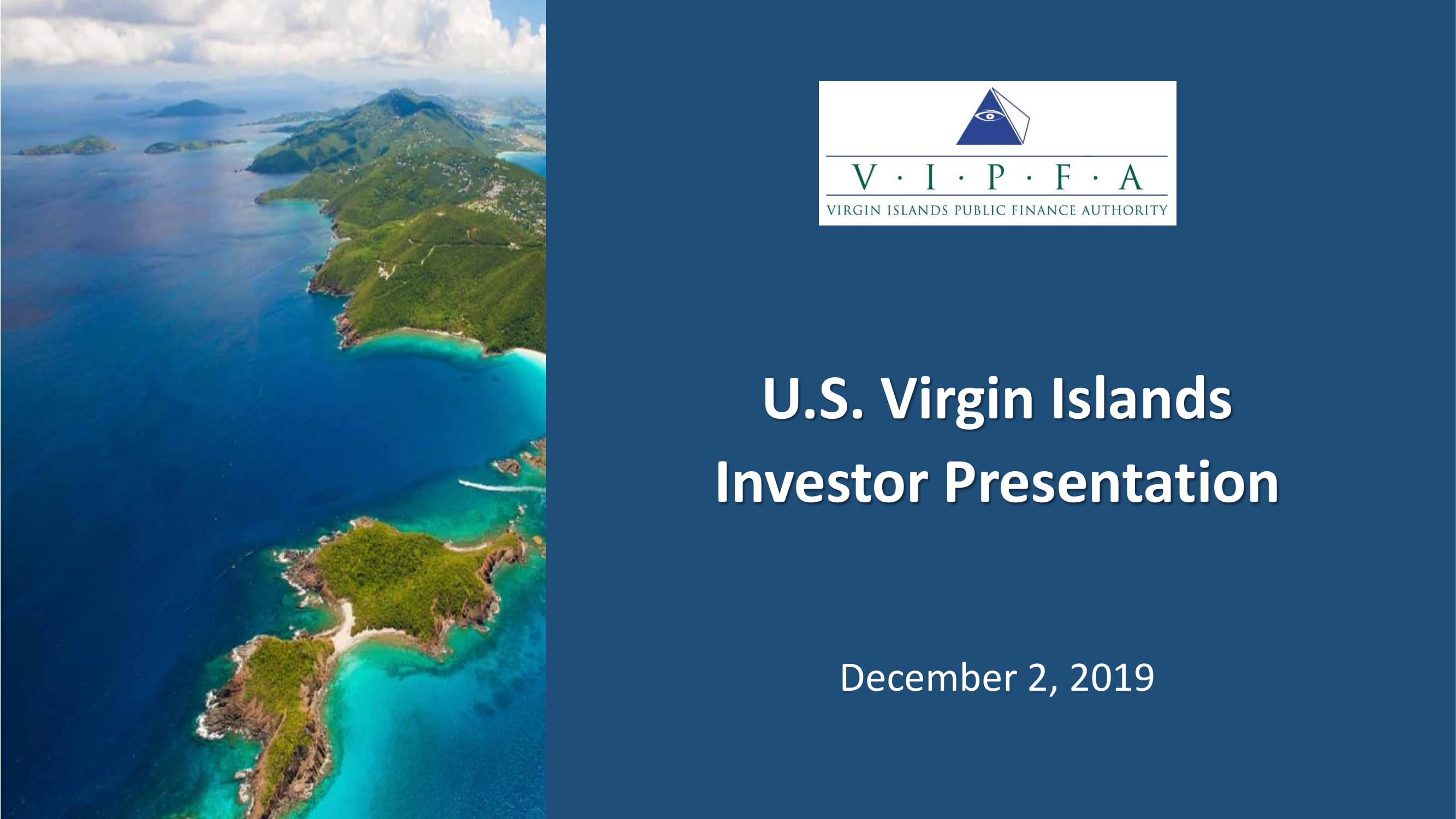 U.S. Virgin Islands Investor Presentation