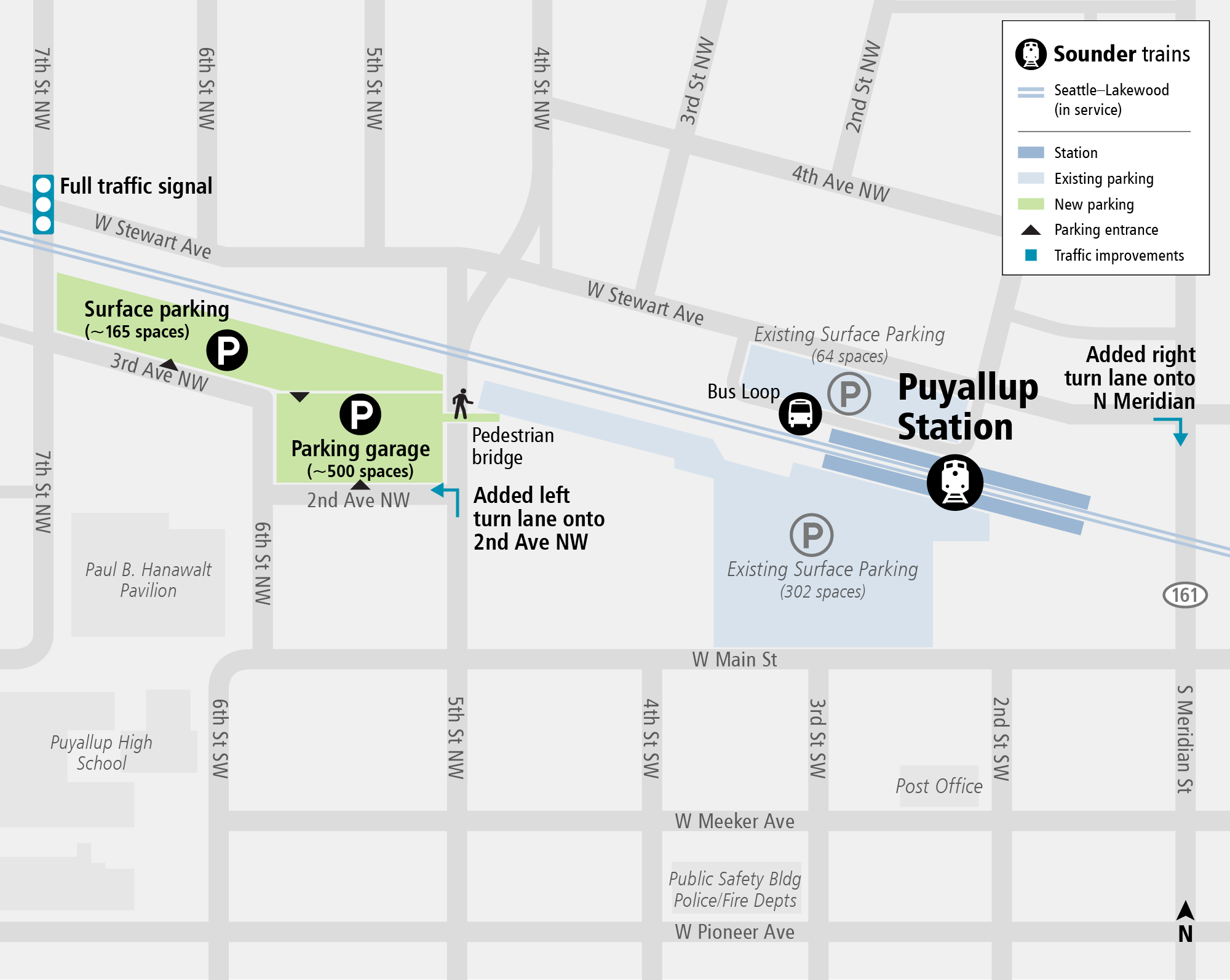 Preview photo for Puyallup Station Parking and Access Improvements.