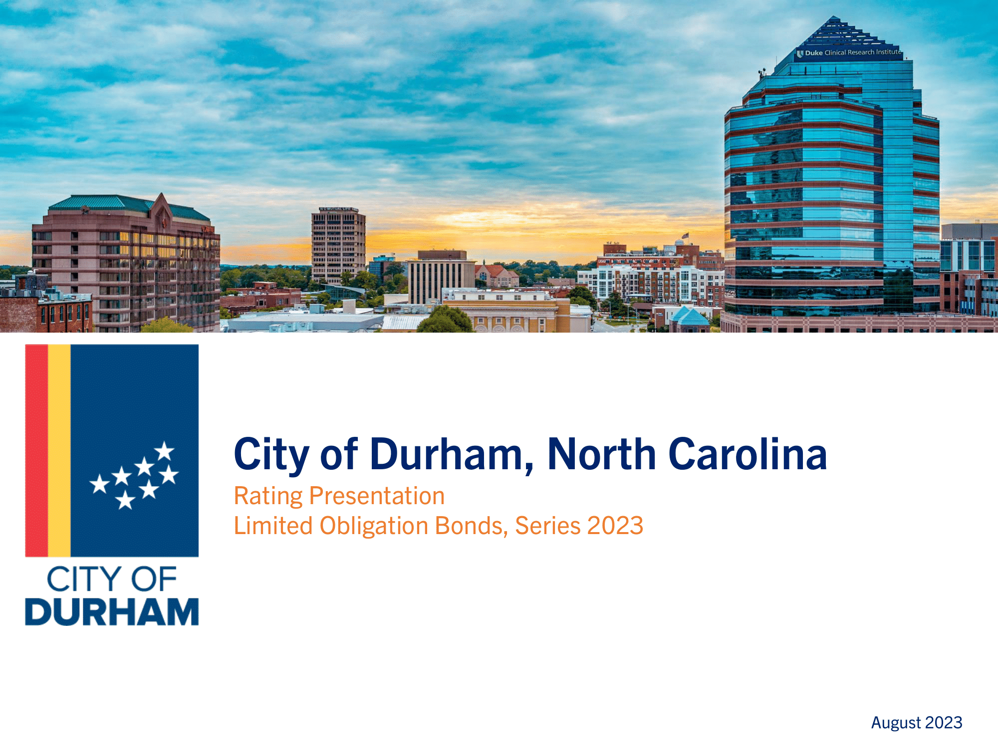 City of Durham Credit Presentation