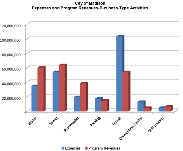 Expenses and Program Revenues - Business-Type Activities