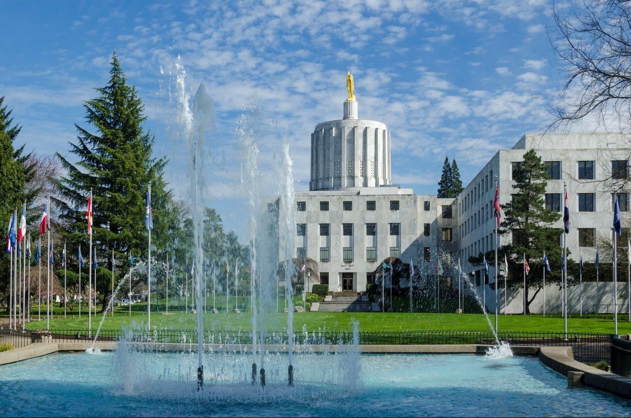 State of Oregon Capital Fountain