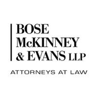 Logo for Bose McKinney & Evans LLP.