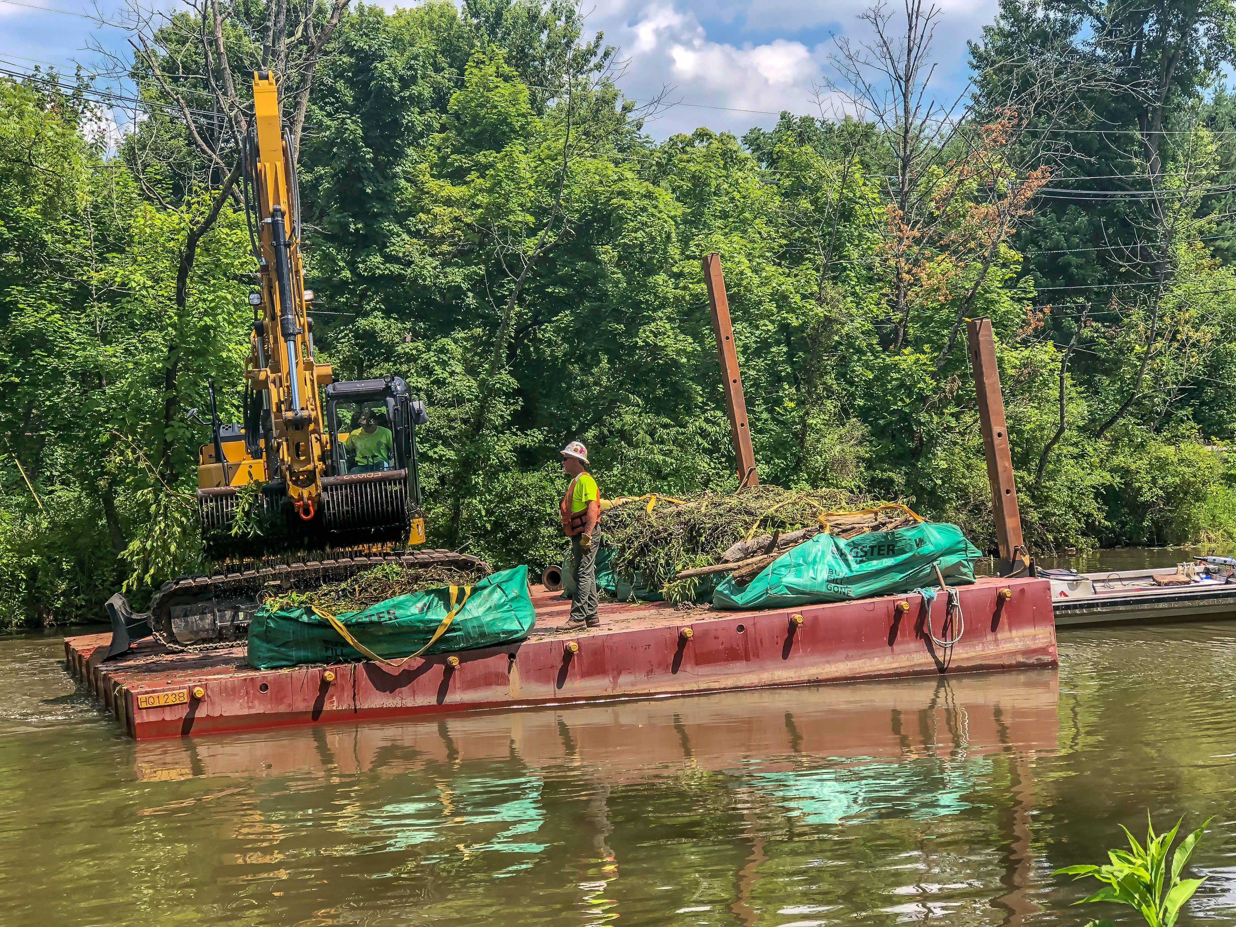 D&R Canal Dredging, Picture courtesy of NJ Water Supply Authority