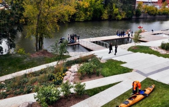 Preview photo for Chicago Riverbank Restorations - Habitat and Access Projects.