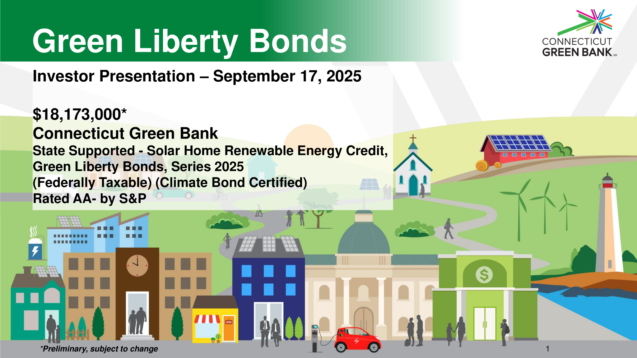 Roadshow for Connecticut Green Bank