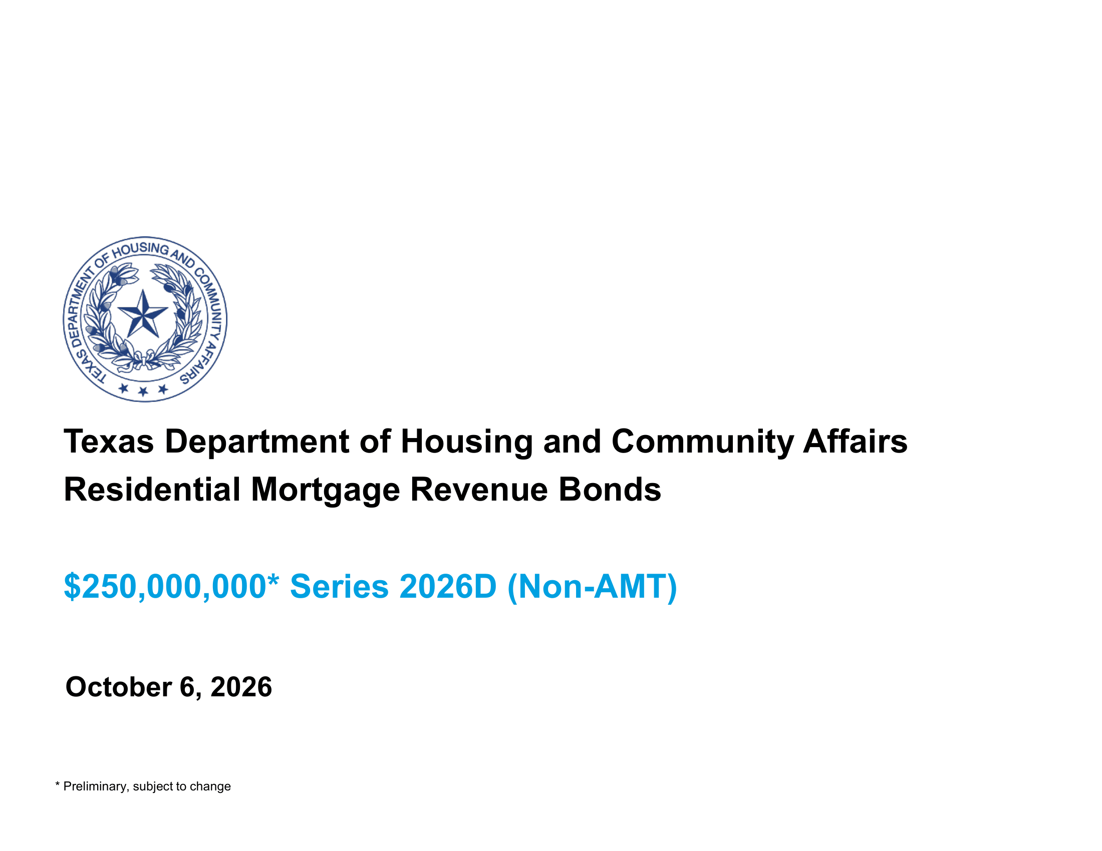 Roadshow for Texas Department of Housing and Community Affairs