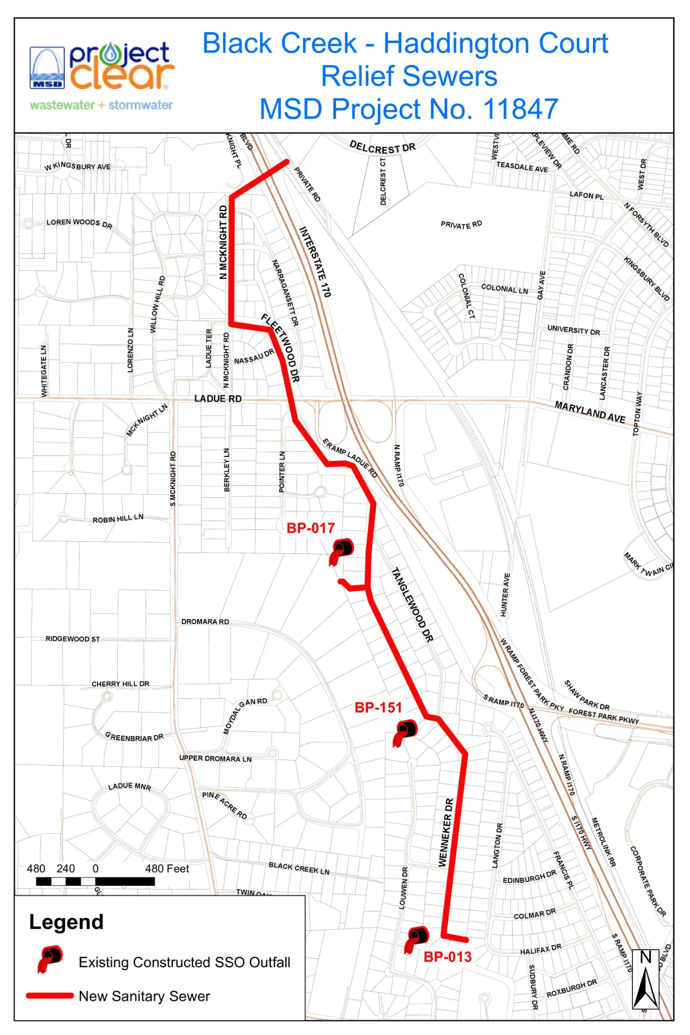 Preview photo for Black Creek - Haddington Court Relief Sewers.