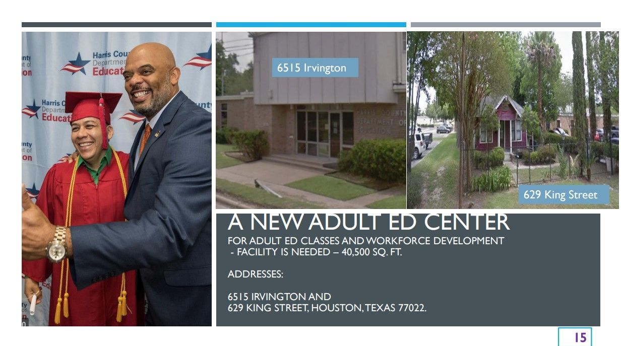 New Adult Ed Center Plan