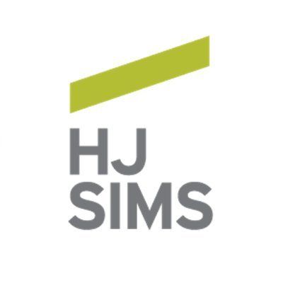 Logo for HJ Sims.