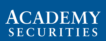 Logo for Academy Securities.