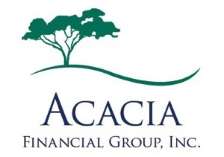 Logo for Acacia Financial Group, Inc..