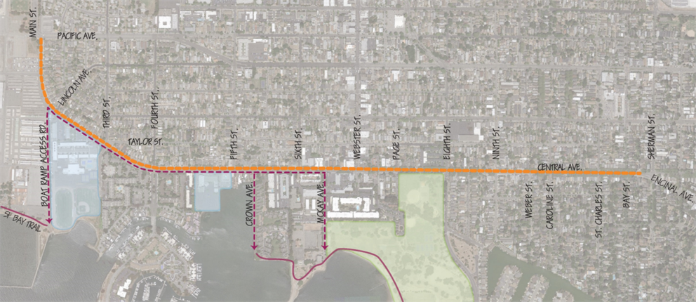 Preview photo for Central Avenue Safety Improvement Project.