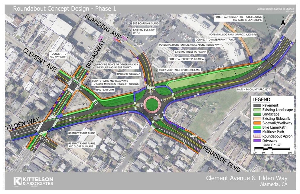 Preview photo for Clement Avenue/Tilden Way.