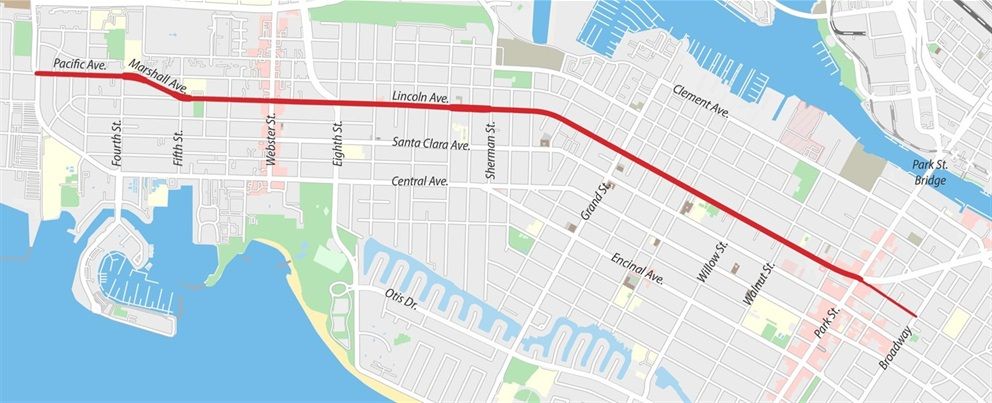 Preview photo for Lincoln Avenue/Marshall Way/Pacific Avenue Corridor Improvements.