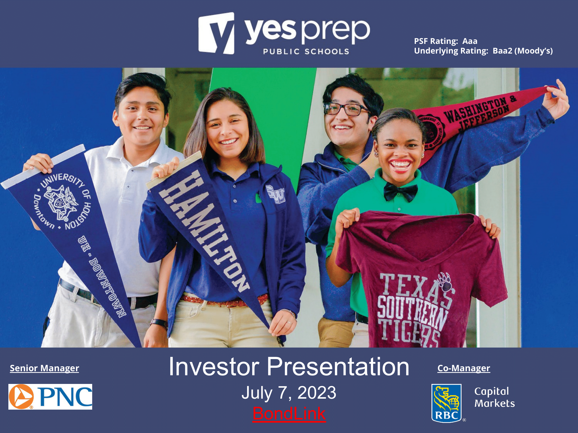 Roadshow for YES Prep Public Schools