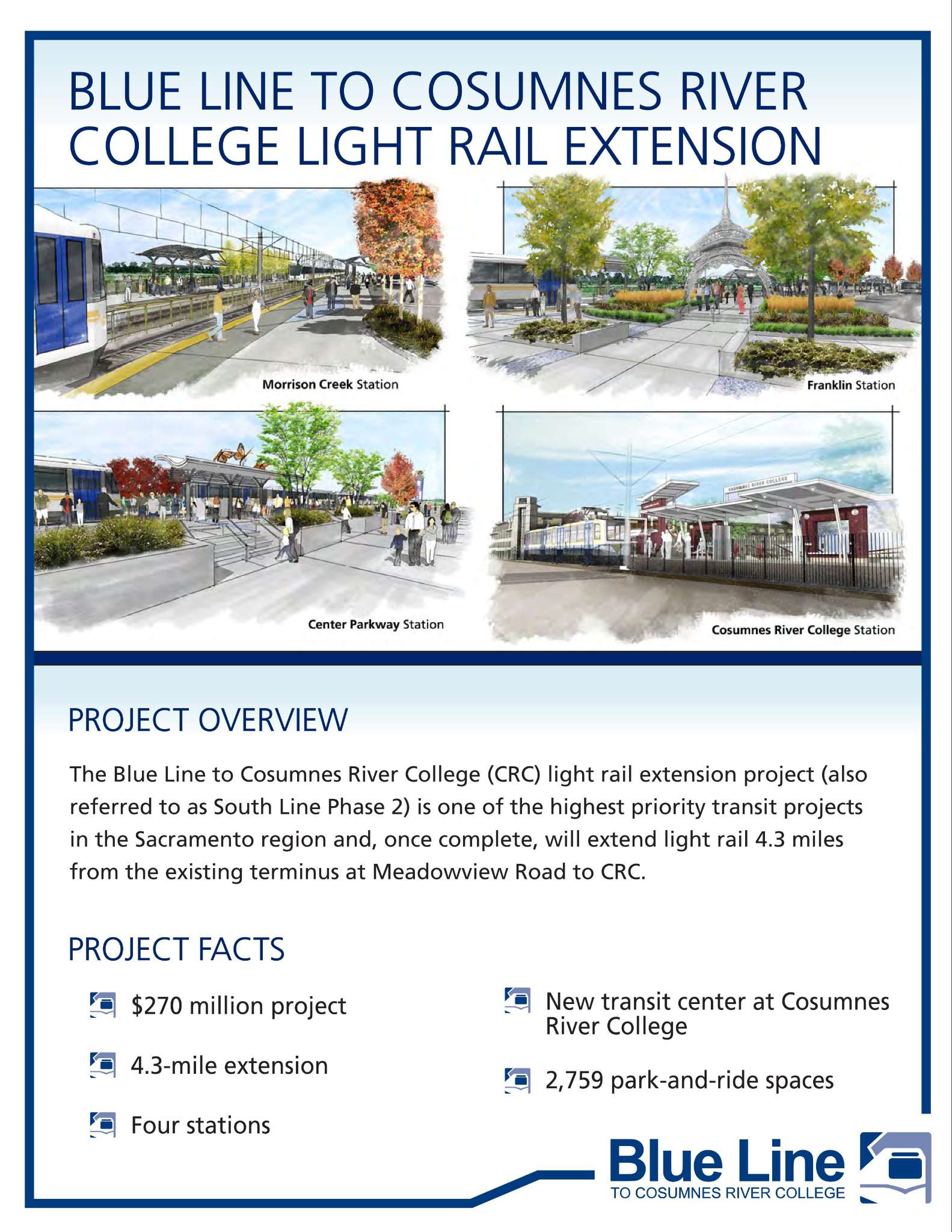 Sacramento Light Rail Fact Sheet