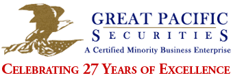 Logo for Great Pacific Securities.