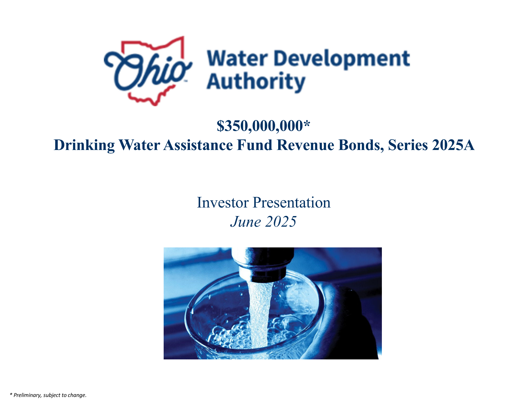 Roadshow for OWDA Investor Relations