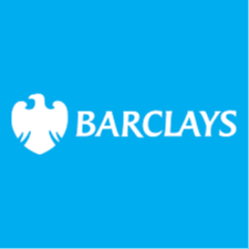 Logo for Barclays.