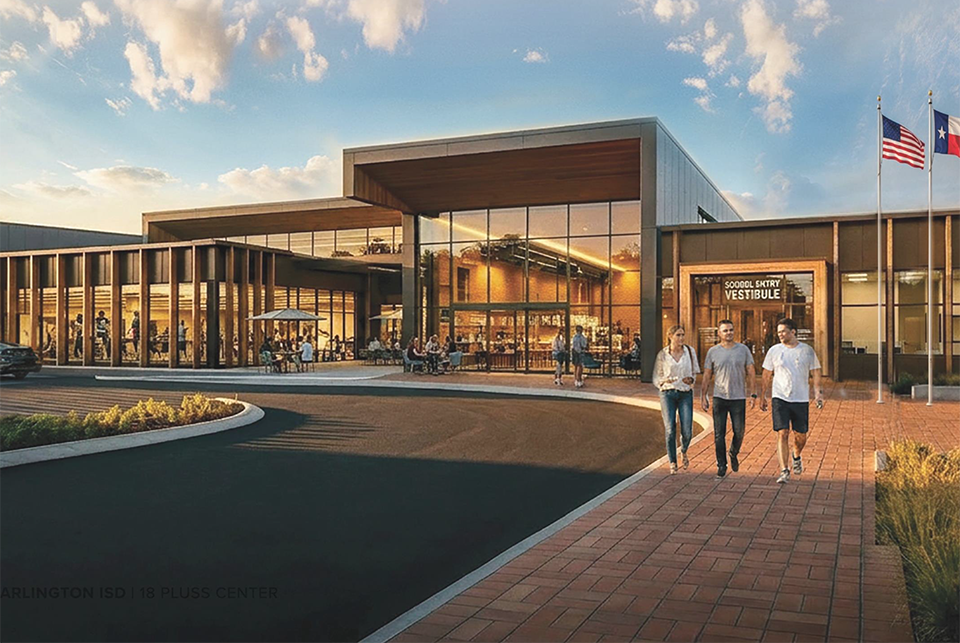 18 PLUSS entrance rendering