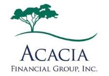 Logo for Acacia Financial Group, Inc..