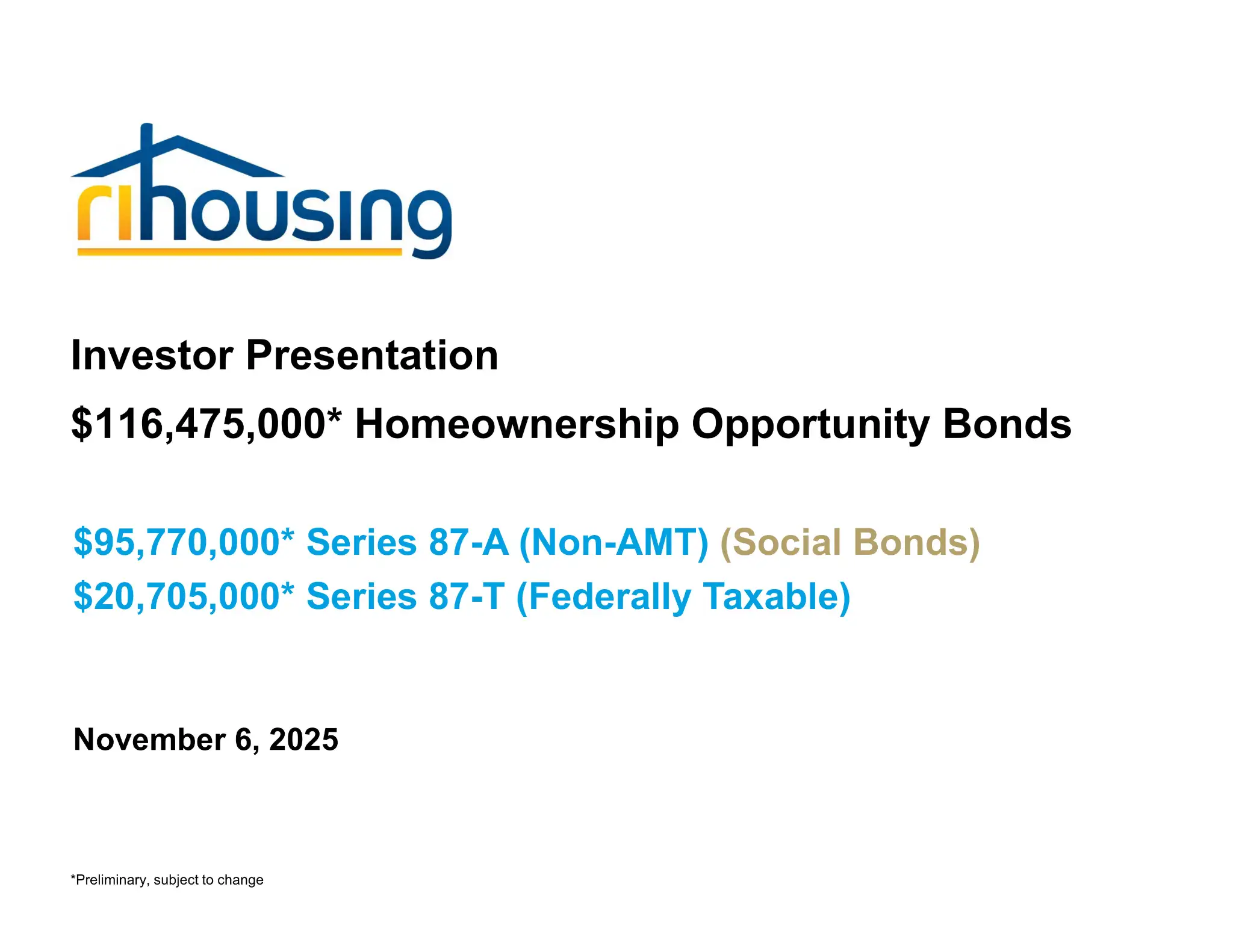 Roadshow for RIHousing